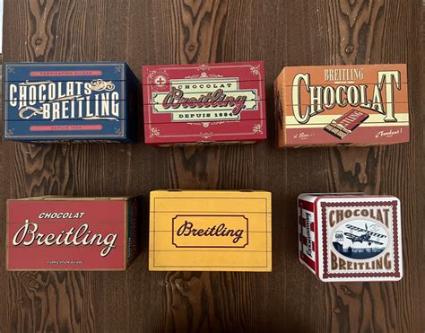 Breitling Tin Chocolate Box Full with chocolate Christmas